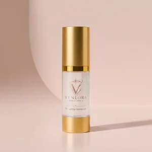 Venlora Barrier Resilience Serum in a frosted 30 ml airless pump with gold dispenser